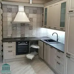 کابینت آشپزخانه ترکیبی پی وی سی و ام دی اف کد 0242