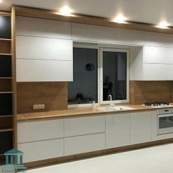 کابینت آشپزخانه ترکیبی ام دی اف و پی وی سی کد 0239