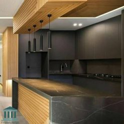 کابینت آشپزخانه ترکیبی پی وی سی و ام دی اف کد 0236