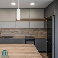 کابینت آشپزخانه ترکیبی پی وی سی و ام دی اف کد 0219