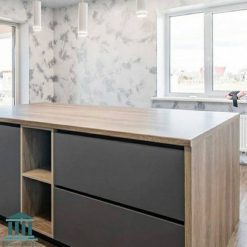 کابینت آشپزخانه ترکیبی پی وی سی و ام دی اف کد 0219