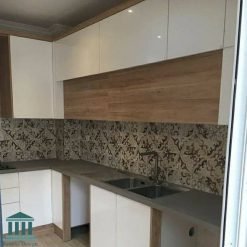 کابینت آشپزخانه ترکیبی ام دی اف هایگلاس کد 0217