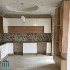 کابینت آشپزخانه ترکیبی ام دی اف هایگلاس کد 0217