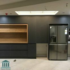 کابینت آشپزخانه ترکیبی ام دی اف و پی وی سی کد 0211