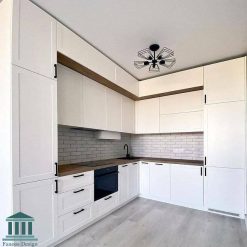 کابینت آشپزخانه ترکیبی ام دی اف و هایگلاس کد 0205