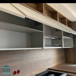 کابینت آشپزخانه ترکیبی ام دی اف و پی وی سی کد 0187
