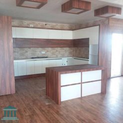 کابینت آشپزخانه ترکیبی ام دی اف و هایگلاس کد 0147