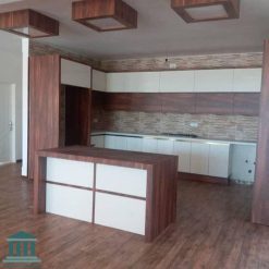 کابینت آشپزخانه ترکیبی ام دی اف و هایگلاس کد 0147