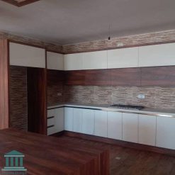 کابینت آشپزخانه ترکیبی ام دی اف و هایگلاس کد 0147