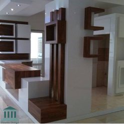 کابینت آشپزخانه ترکیبی ام دی اف و هایگلاس کد 0147