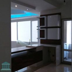 کابینت آشپزخانه ترکیبی ام دی اف و هایگلاس کد 0147