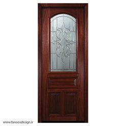 درب لابی تمام چوب تک لنگه کد 21025