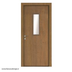 درب ضدآب شیشه خور پلی وود کد 30228