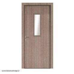 درب چوب پلاست شیشه خور سرویسی کد 30132
