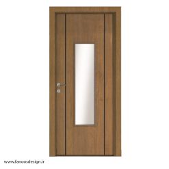 درب ضد آب شیشه خور چوبپلاست کد 30232