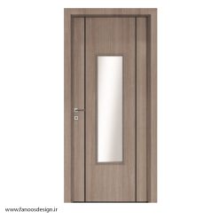 درب پلی وود شیشه خور سرویسی کد 30128