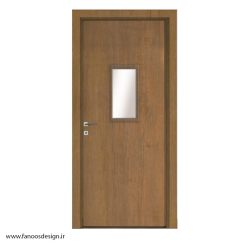درب ضدآب شیشه خور چوبپلاست کد 30235