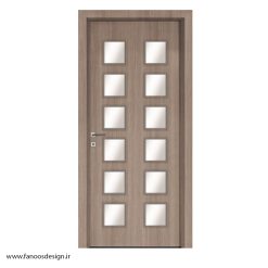 درب چوبپلاست شیشه خور بیمارستانی کد 30120