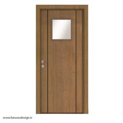 درب سرویس بهداشتی شیشه خور چوبپلاست کد 30243