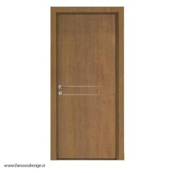 درب توالت استیل خور چوب پلاست کد 30253