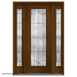 در چوبی لابی سه لنگه کد21059