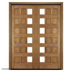 درب چوبی دو لنگه کد 4075