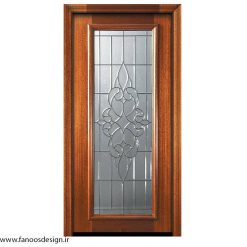 درب چوبی لابی تک لنگه کد 21072