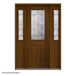 در چوبی لابی سه لنگه کد21057