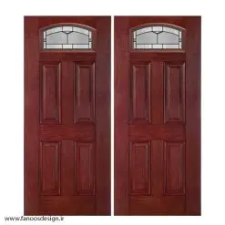 درب چوبی لابی دو لنگه کد 21064