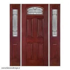 درب چوبی لابی سه لنگه کد 21066