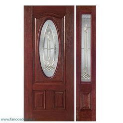 درب لابی چوبی یک و نیم لنگه کد 21141