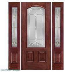 درب لابی چوبی سه لنگه کد 21135