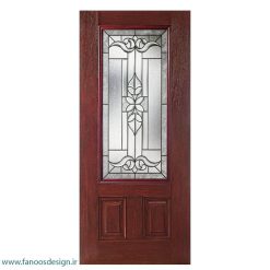 درب لابی چوبی تک لنگه کد 21133