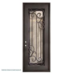 درب فرفروژه فلزی لابی کد 2143