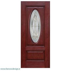 درب لابی چوبی تک لنگه کد 21128