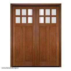 درب چوبی دو لنگه کد 4064