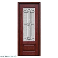 درب لابی چوبی تک لنگه کد 21119