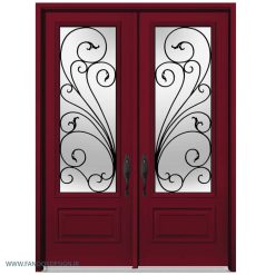 درب فرفروژه فلزی لابی کد 2159