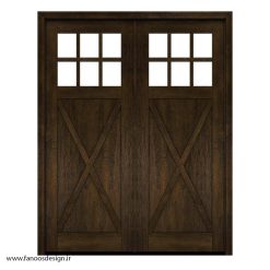 درب چوبی دو لنگه کد 4063