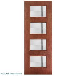 درب لابی چوبی تک لنگه کد 21105