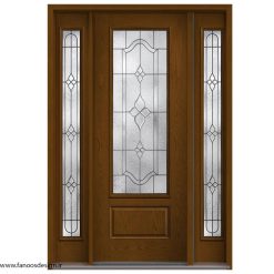 در چوبی لابی سه لنگه کد21056