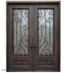 درب فرفروژه فلزی لابی کد 2136