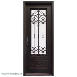 درب فرفروژه فلزی لابی کد 2135