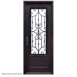 درب فرفروژه فلزی لابی کد 2134