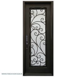 درب فرفروژه فلزی لابی کد 2133