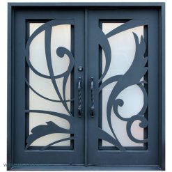 درب فرفروژه فلزی لابی کد 2129