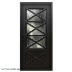 درب فرفروژه فلزی لابی کد 2127