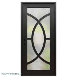 درب فرفروژه فلزی لابی کد 2125