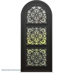 درب فرفروژه فلزی لابی کد 2122