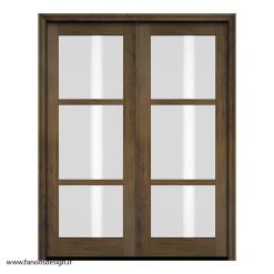 درب چوبی دو لنگه کد 4043